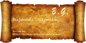 Bujdosó Gizella névjegykártya
